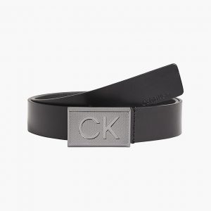 CALVIN KLEIN - Cintura in Pelle Nera