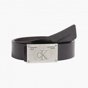 CALVIN KLEIN - Cintura Double-Face in Pelle