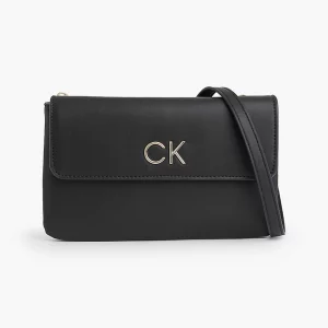 CALVIN KLEIN - Borsa Donna a Tracolla Riciclata Nero