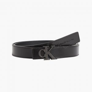 CALVIN KLEIN - Cintura in Pelle con Logo Donna
