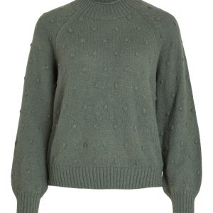 Vila - Pullover a maglia Donna Verde