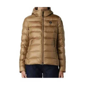 Blauer - Piumino Moda Donna con Cappuccio Claudia Beige