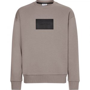 Calvin Klein - Felpa Con Logo Testurizzata Dal Taglio Rilassato