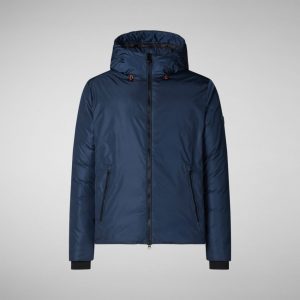 SAVE THE DUCK - Giubbino Uomo Austin Blu Scuro