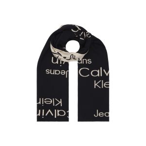 CALVIN KLEIN - Sciarpa con Scritta Logo