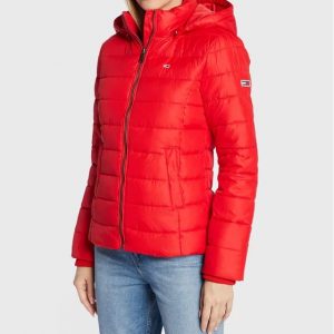 Tommy Hilfiger - Giubbotto piumino Basic Rosso Regular Fit