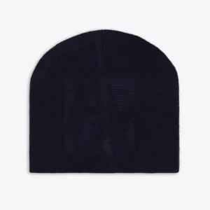 Armani Exchange -Cappuccio Beanie in misto lana vergine e viscosa