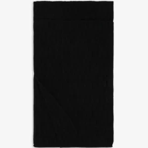 Armani Exchange - Sciarpa in cotone organico Nera