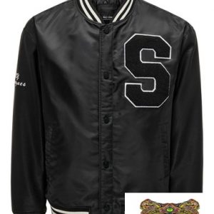 ONLY & SONS - Giacca Uomo College Nera