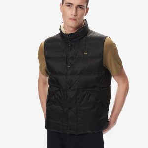 BLAUER - Smanicato Uomo Imbottito Piuma Adam Nero