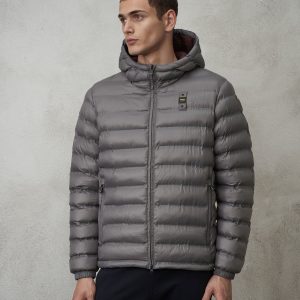BLAUER - Piumino Termosaldato Eco Charles Grigio Ferro