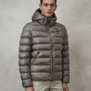 BLAUER - Piumino Uomo in Nylon Eco Adams Grigio
