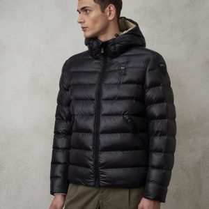 BLAUER - Piumino Uomo in Nylon Eco Adams Nero
