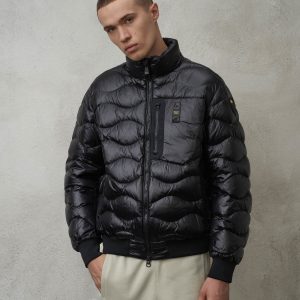 BLAUER - Piumino Ondina Uomo con Taschino Daniel Nero