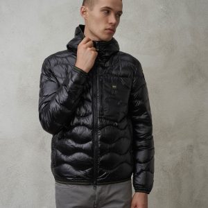 BLAUER - Piumino Ondina Uomo Wave Nero