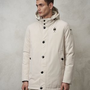BLAUER -  Parka Neoprene e Taslan Chester Pellicano
