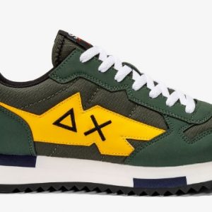 SUN 68 - Scarpe Uomo Niki Solid Militare Scuro
