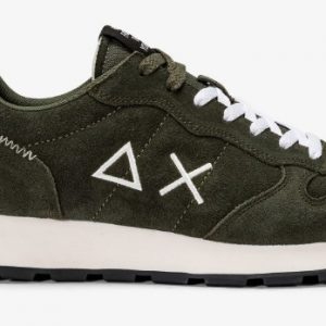 SUN 68 - Scarpe Uomo Tom Suede Militare Scuro