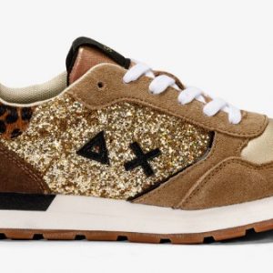 SUN 68 - Scarpe Girl's Kelly Big Glitter (Teen) Oro