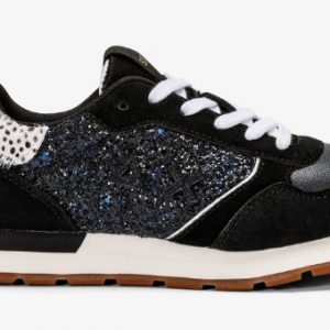 SUN 68 - Scarpe Girl's Kelly Big Glitter (Teen) Nero