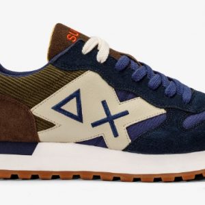 SUN 68 - Scarpe Uomo Jaki Winter Dark Military/Navy Blue