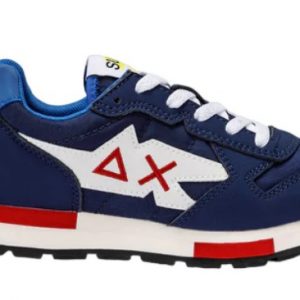 SUN 68 - Scarpe Boy's Niki Solid (Teen) Navy Blue