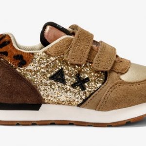 SUN 68 - Scarpe Girl's Kelly Big Glitter (Baby) Oro