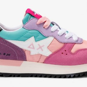 SUN 68 - Scarpe Donna Stargirl Multicolor Rosa/Ciclamino