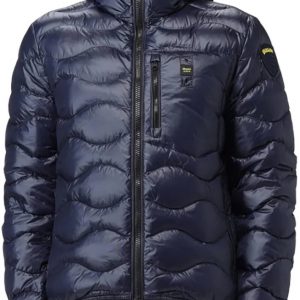 BLAUER - Piumino Ondina Uomo Wave Blue