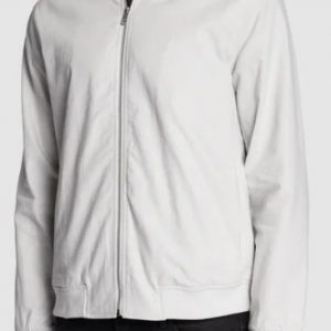ONLY & SONS - Bomber Uomo Onsoliver Linen JKT Grigio Chiaro