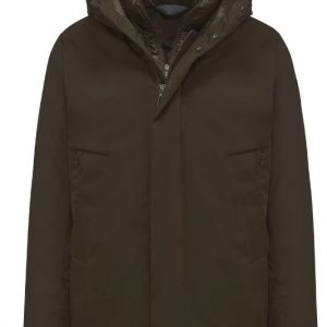 BOMBOOGIE - Giaccone Prague Jacket con Imbottitura Riciclata PrimaLoft® Marrone Scuro