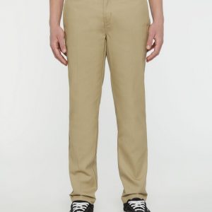 DICKIES - Pantaloni Uomo da Lavoro Slim 872 Kaki