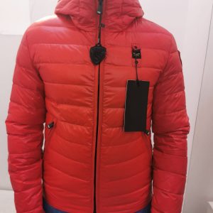 BLAUER - Piumino Corto con Cappuccio Uomo Rosso