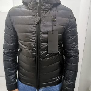 BLAUER - Piumino Corto con Cappuccio Uomo Nero