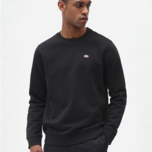 DICKIES - Felpa Uomo Oakport Sweatshirt Nera