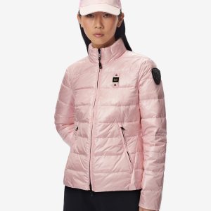BLAUER - Piumino Donna in Nylon Lucidio Ella Rosa