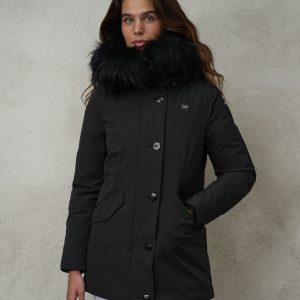 BLAUER - Parka Donna Imbottito Piuma Irma Nero