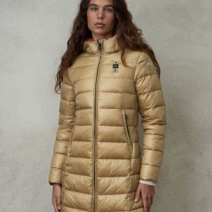 BLAUER - Piumino Lungo Imbottitura Eco Adelaide Biscotto