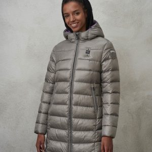BLAUER - Piumino Lungo Imbottitura Eco Adelaide Grigio