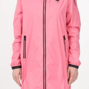 BLAUER - Giacca a Vento Lunga Donna Rosa Bubblegum