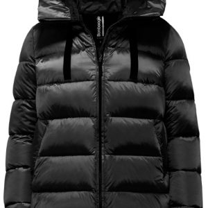 BOMBOOGIE - Rome Jacket Piumino Donna in Nylon Bright Nero