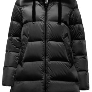 BOMBOOGIE - Geneva Jacket Piumino Donna in Nylon Bright Nero