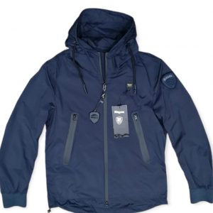 BLAUER - Giacca a Vento Sfoderata in Nylon Blue