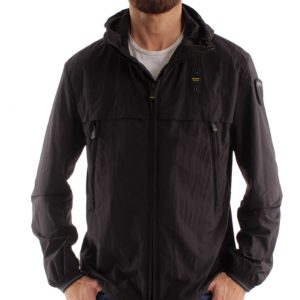 BLAUER - Giacca con Cappuccio Gabriel Nero