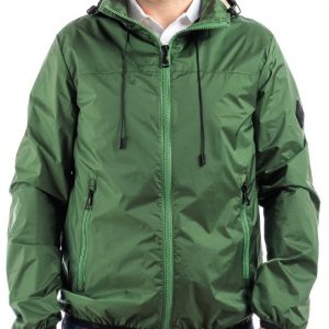 KEJO - Giubbotto Uomo Kway Verde