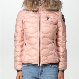 BLAUER - Piumino Corto Imbottito Piuma Aldie Rosa