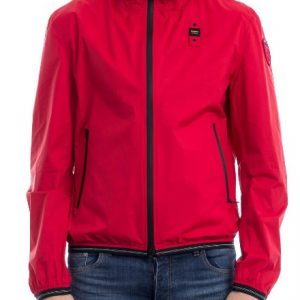 BLAUER - Giacca a Vento Comfort Touch Samuel Rosso