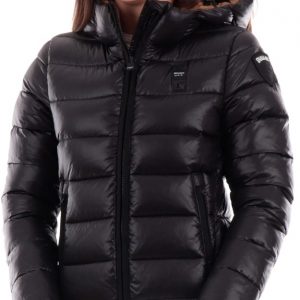 BLAUER - Piumino Donna con Imbottitura Eco Caroli Nero