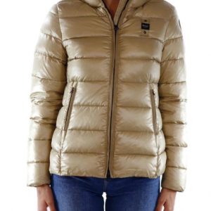 BLAUER - Piumino Donna con Imbottitura Eco Caroli Biscotto