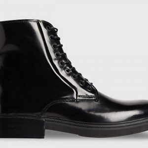 CALVIN KLEIN - Stivali Uomo in Pelle Neri